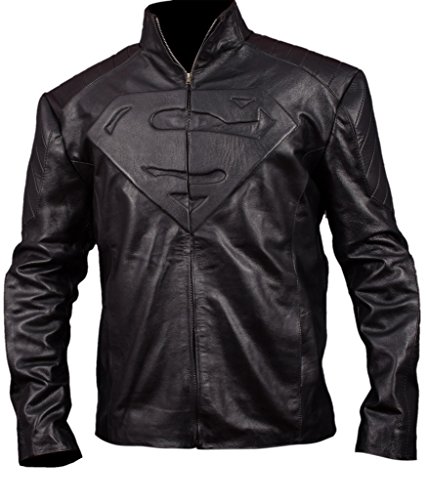 Flesh & hide f&h men's superman genuine leather…