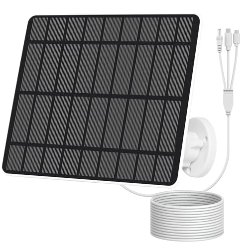 Czemo 5W Monokristallines Solarpanel für Überwachungskamera