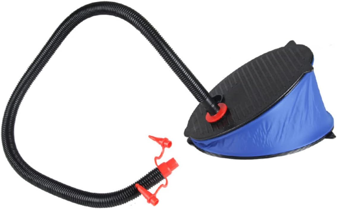 Foot Pump for Inflatable Toys Dual Purpose Air Pump Nozzles for Kayaks Air Mattresses and Pool Rafts Portable Design for Easy Inflation and Deflation