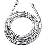 BRIGHT SHOWERS Shower Hose For Hand Held Shower Heads, 96 Inches Cord Extra Long Stainless Steel Hand Shower...