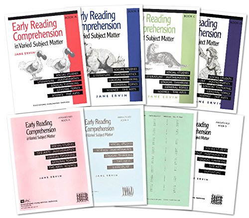 Early Reading Comprehension in Varied Subject Matter Complete SET (8 Books) - Book A-D and ...