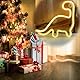 QiaoFei Baby-Dinosaurier-Neonschild für Kinder, Geschenke, LED-Dino-Lampe für Wanddekoration, Zuhause, Party, Urlaub, Dekoration, Tisch-Nachtlicht-Schilder, Warmweiß