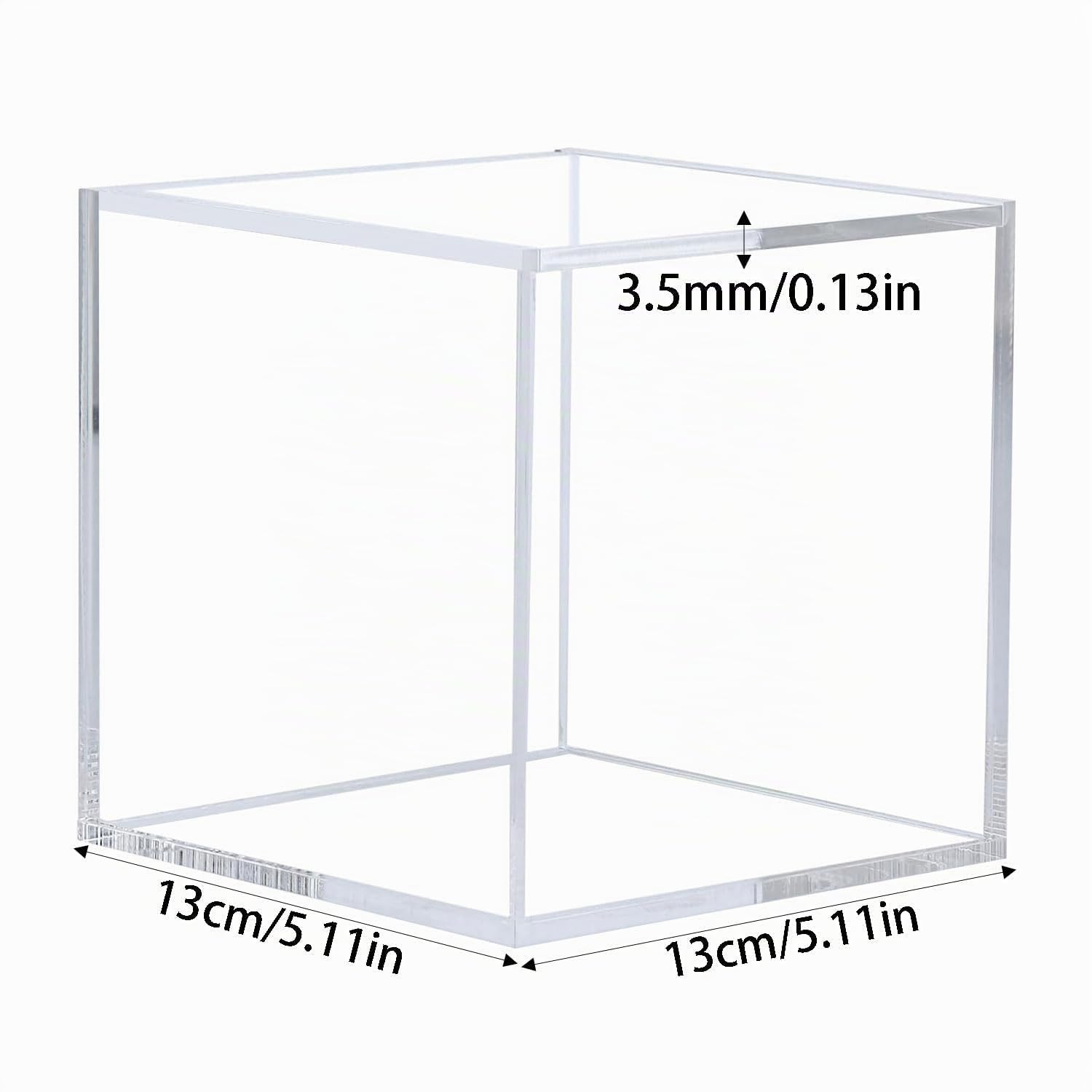 Transparente Acrílica Caja de Almacenamiento,Dispensador de Cápsulas de Acrílico,Caja Organizadora,Vitrina Expositora para Colecciones para Mini Figuras,Coleccionables y Modelos Cosméticos