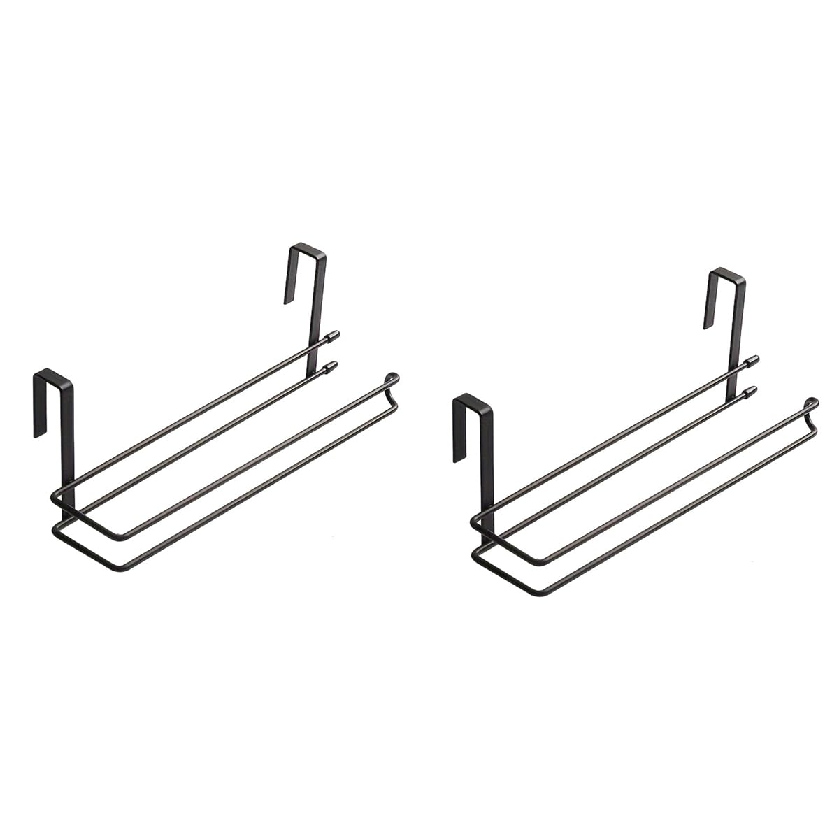 UDSKNV[KSL Bathroom Paper Towel Rack, 2pcs Perforation-Free Kitchen Paper Towel Racks, Wall-Hanging Plastic Wrap Storage Rack