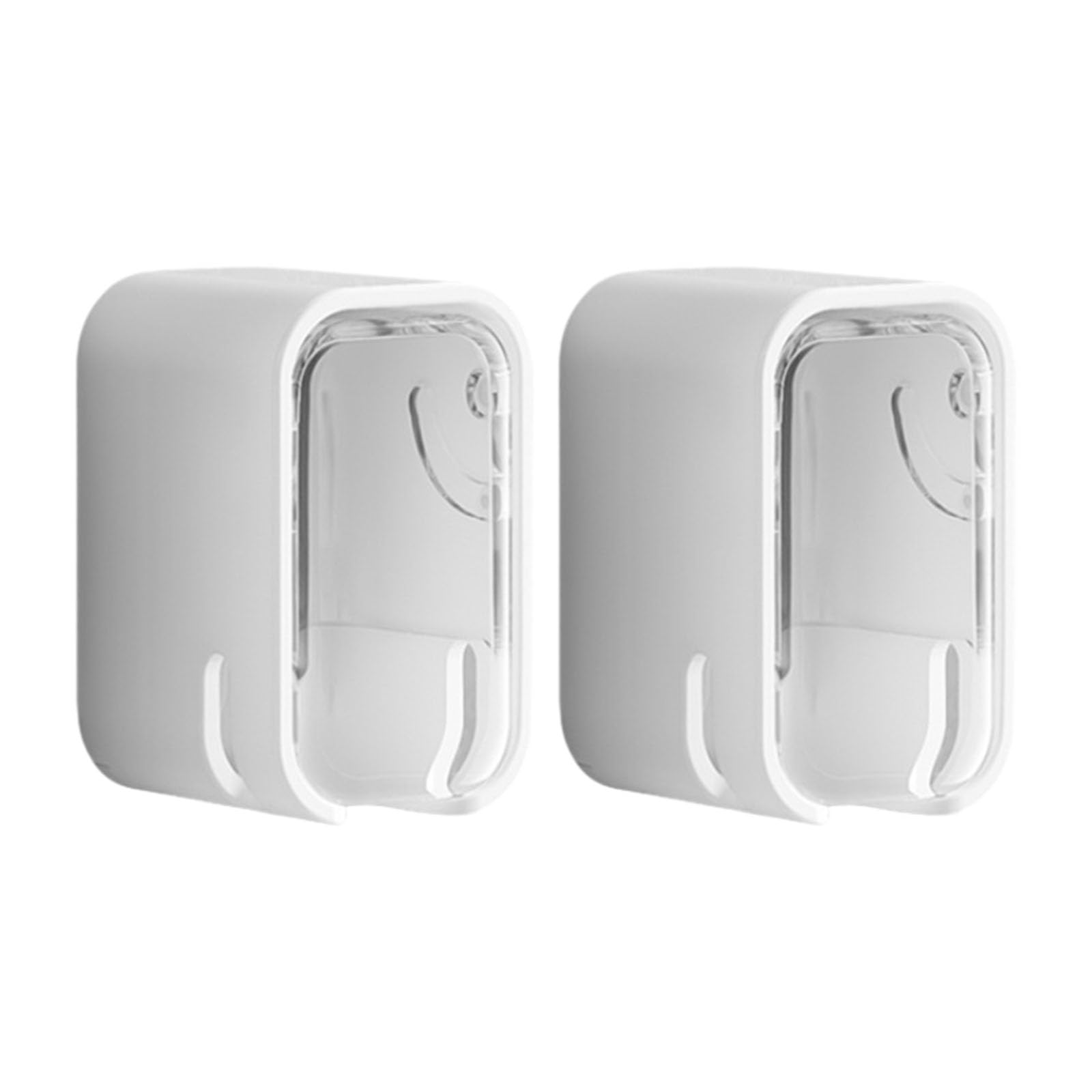 2PCS Electric Toothbrush Stand for Bathroom Storage and Dustproofs Electric Toothbrush Holder