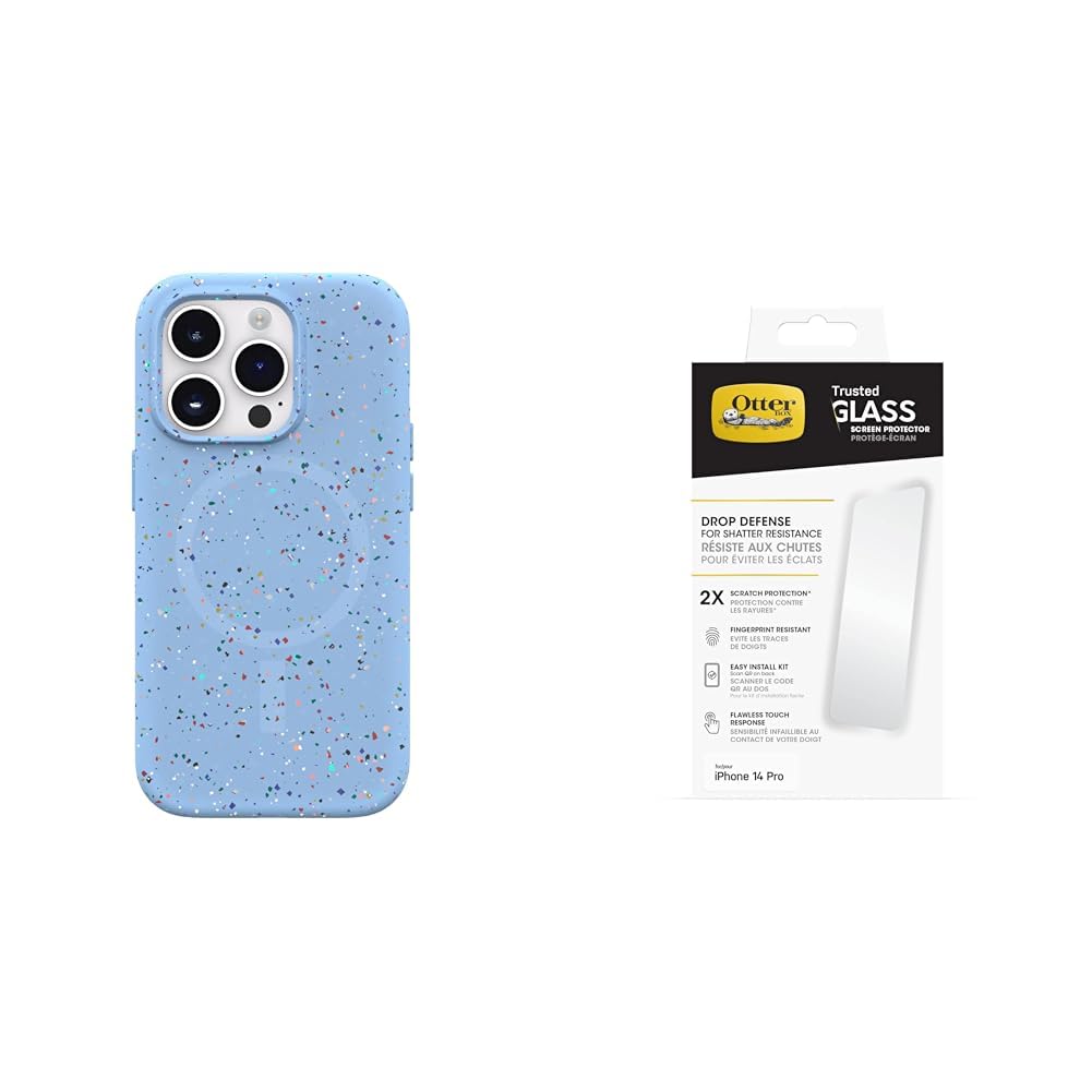 Otterbox Sustainable Case Apple iPhone 14 Pro House Party - APL with Premium Tempered Glass Protector