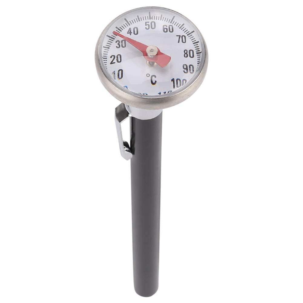 Instand Read Dial Thermometer,New Stainless Steel Portable Probe Cooking Temperature Meter Thermometer for Milk Powder
