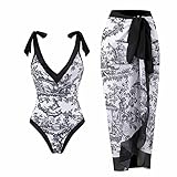 Try Before You Buy Swimsuits Tummy Control for Women Birthday Gift for Mom Women's Swimwear Cover Up