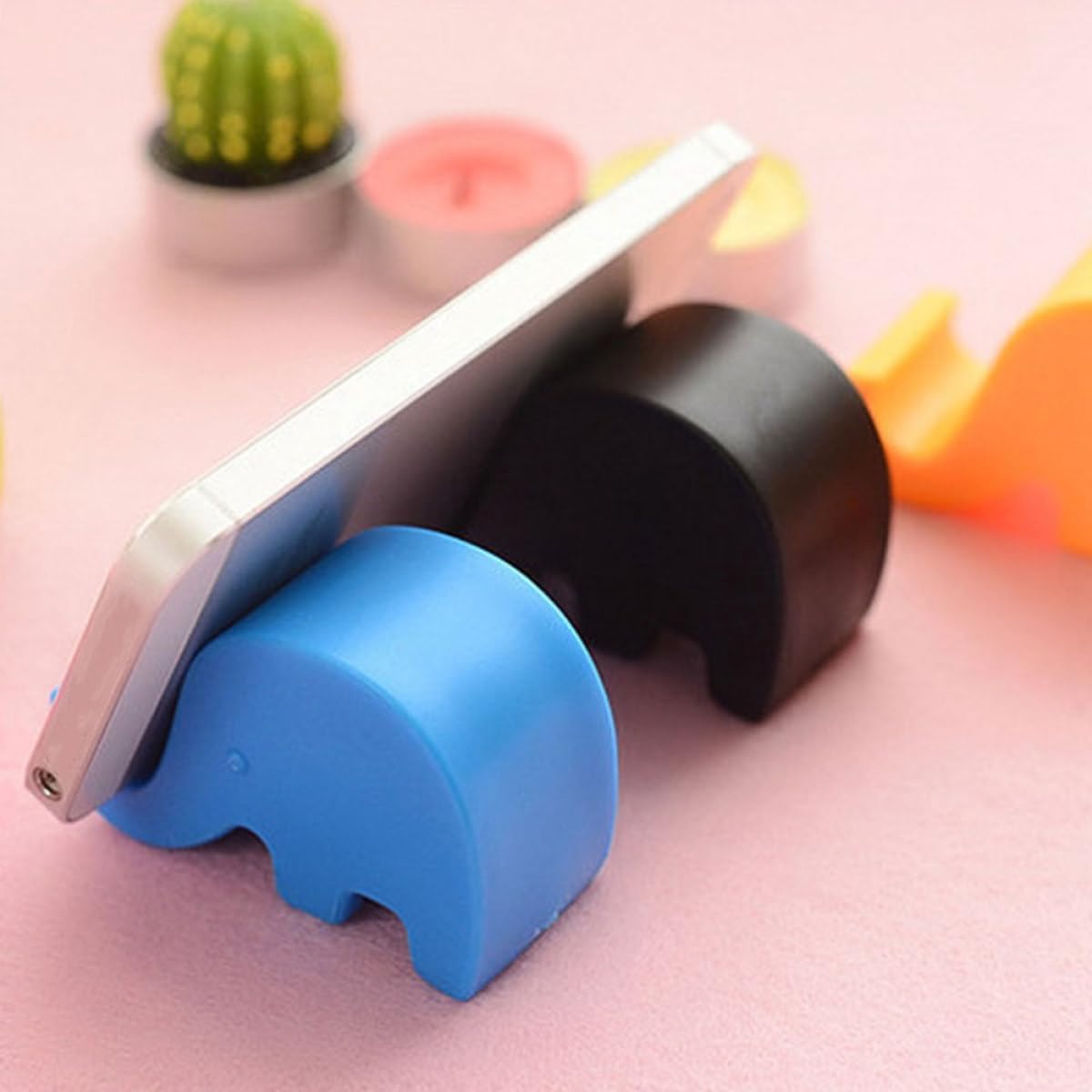 40pcs Elephant Phone Holder Plastic Desktop Phone Support image 3