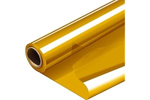 PerkHomy Cellophane Wrap Roll In Bright Yellow