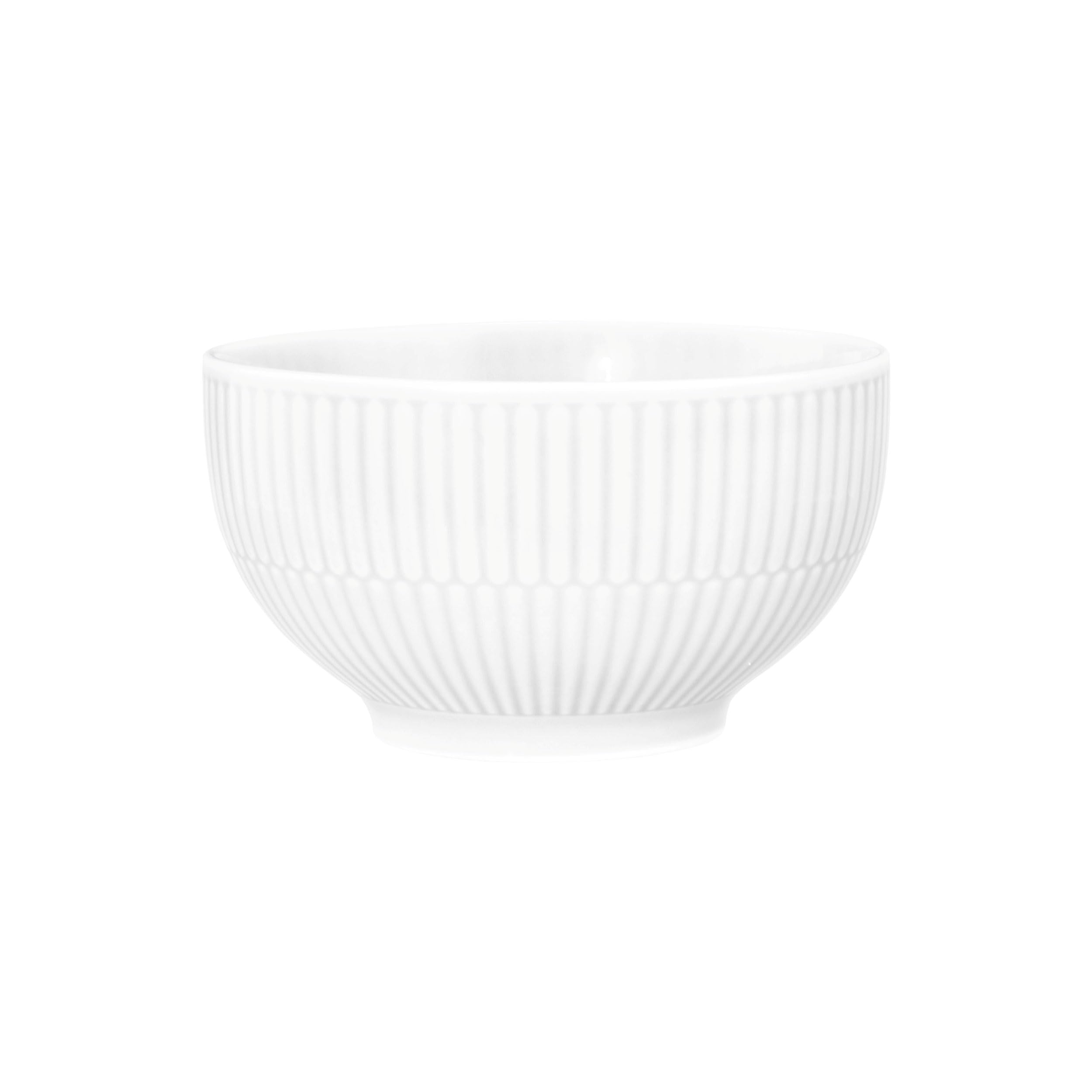 Bol à cappuccino blanc 400 ml rond porcelaine Seltmann Weiden Amina relief