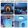 Arespark Clear Blue Light Filter Vinyl Wrap, 4in x 20ft DIY Transparent Filter Film Sheets Stickers for Christmas Halloween Landscape, Table Lamps, Garden Lights, Glass Doors Windows, Fog Lights #1