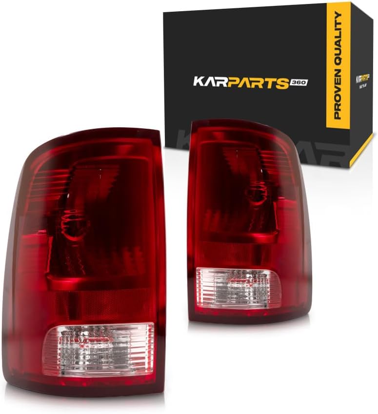 KarParts360 For Ram 1500/2500 / 3500 Tail Light Assembly 2011-2018 Driver Side | Standard Type | All Cab Types | 55277415AF