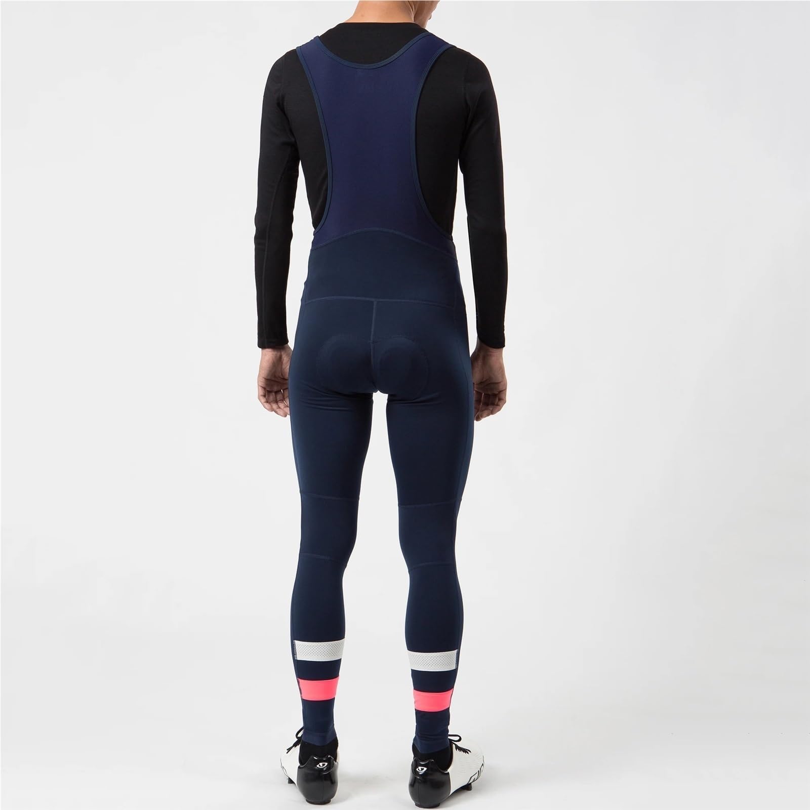 Culotte De Ciclismo con Forro Polar Mallas térmicas de Ciclismo for Entrenamiento Invierno con Tirantes for Paseos 8 a 20 Grados