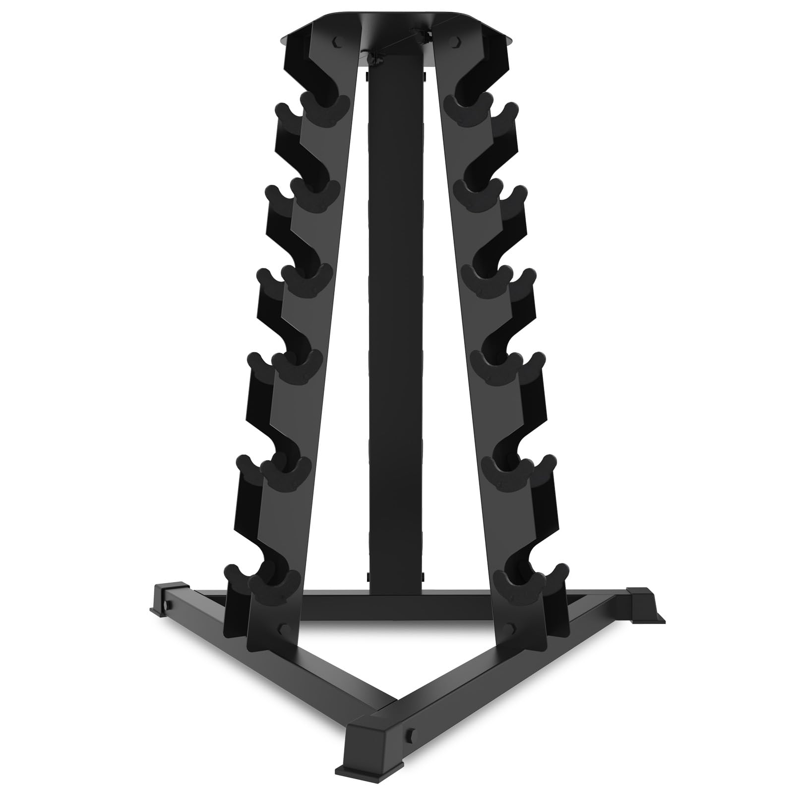 Balelinko Dumbbell Rack Stand Only, 6 Tier Triangular