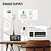 Uzoli EM3405 Weather Station Indoor Outdoor Wireless Thermometer Hygrometer, Temperature Humidity Monitor with Remote Sensor, Digital Weather Forecast Station for Home Use
