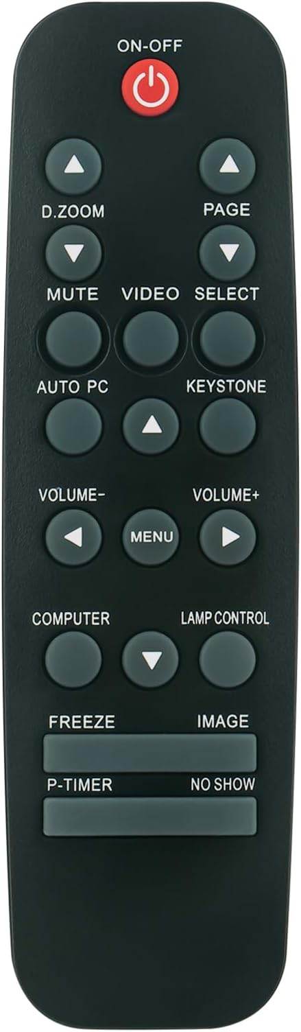 PERFASCIN CXTD Replacement Remote Control fit for Eiki Projector LC-XB23 LC-XB23C LC-XB24 LC-SB22