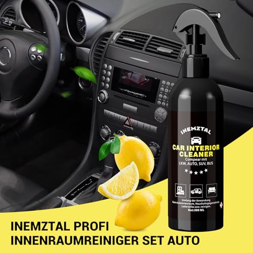 Innenraumreiniger Set Auto – Reinigung & Pflege-Kit mit Tüchern – Bild 3