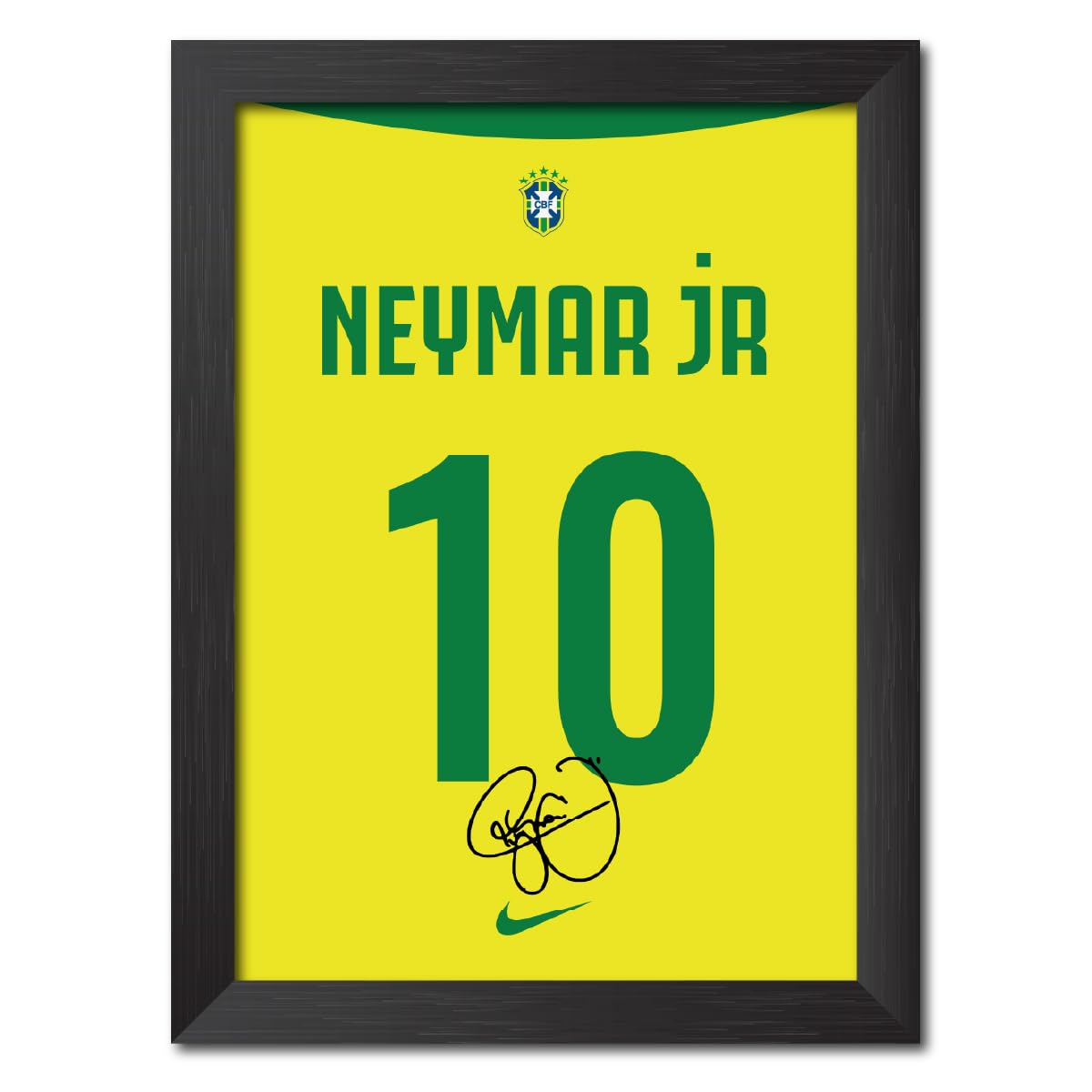 TenorArts Neymar Jr Poster Brazil No 10 Shirt Laminated Posters Framed Painting with Matt Finish Black Frame (12 inches x 9inches) (B0BMWW5M9R) Amazon Price History, Amazon Price Tracker