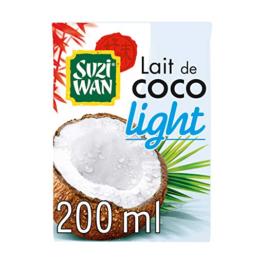  SUZI WAN Lait de Coco Light (Allégé) 200 mL - ...