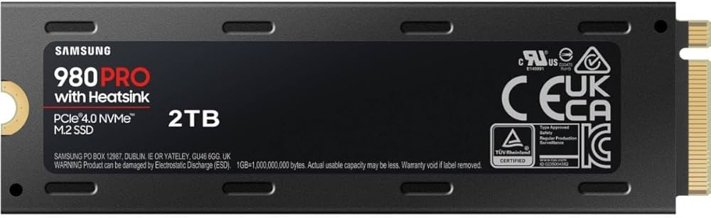 PS5対応　Samsung M.2 SSD 980 PRO 2TB ヒートシンク Amazon.co.jp: 日本サムスン Samsung 980 PRO ヒートシンクモデル 2TB