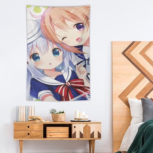 タペストリー ご注文はうさぎですか 保登心愛香風智乃 可愛い キャラクタ オシャレ 壁飾り 背景 多機能 布ポスター インテリア 雰囲気転換 可愛いアニメ柄 装飾用品 模様替え 装飾布 おしゃれな アニメ愛好者 モダンなアート 多機能布ポスター 部屋 窓カ