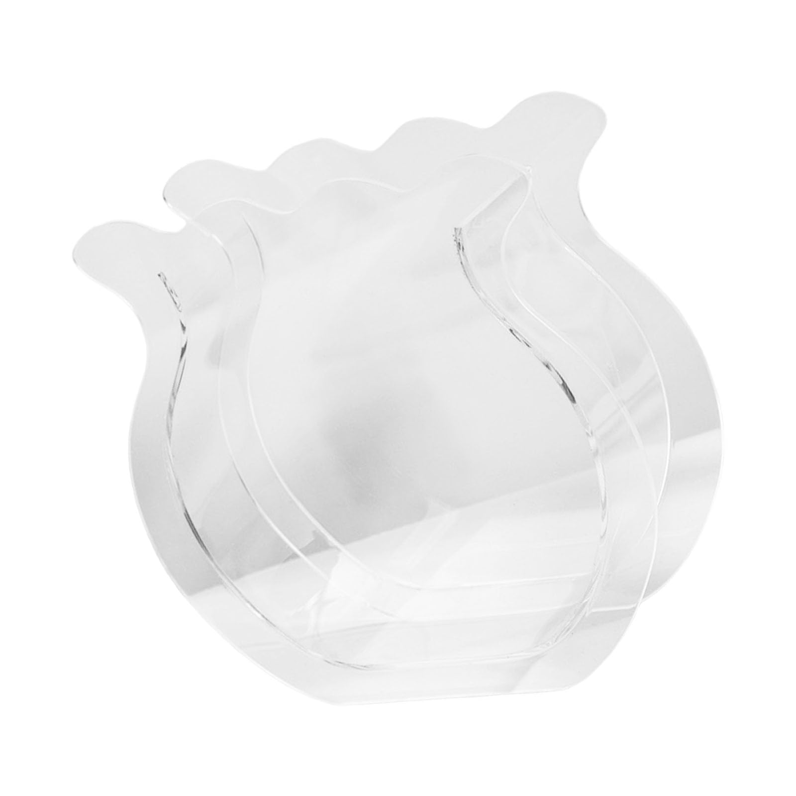 Tsophreniq Flower Vases Decorative Container Minimalists Fish Tanks for Florals Arrangement Shatterproof Home Offices Decors Clear Flower Vase