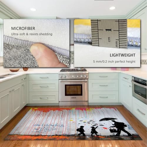 Tapis graffiti Banksy résistant pour relooker une chambre d'enfants - 5