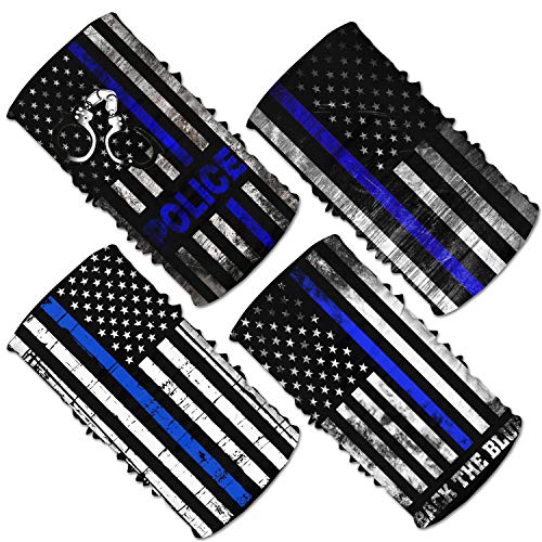 Image of 4Pcs Magic Headwear Neck Gaiter Tube Scarf Headbands Bandana Balaclava for Outdoor Running Cycling Skating Work Out
