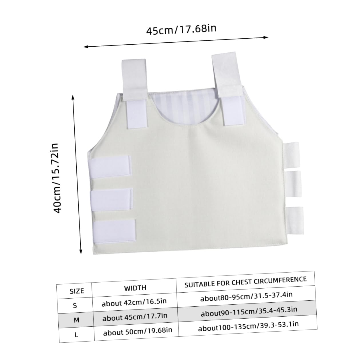 COLLBATH Fracture Fracture Medical Chest Fixation Belt Injuries Chest Brace Hernia Belt Lumbar Support Belt Breathable Rib Belt Rib Support Brace Body Binder Clips Protective Belt Plush