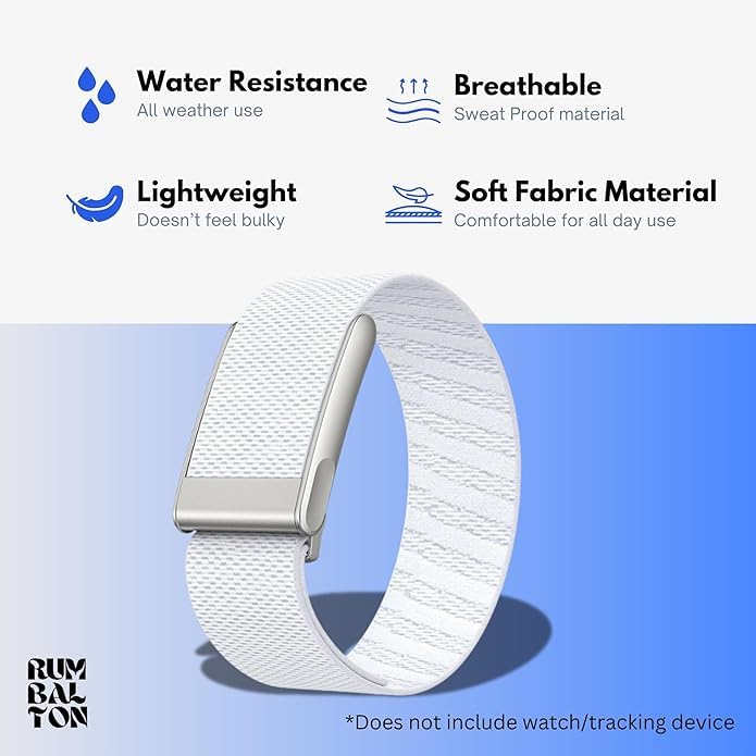 Image of Nylon Wrist Strap for Whoop 5.0 Life /MG Band ECG Compatible Strap - Durable, Adjustable Strap | Breathable, Comfortable Bands for Workout, Sleep (Device Not Included)