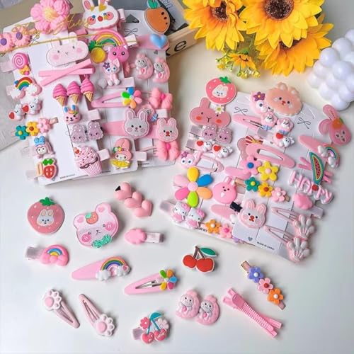 Image of Korean Hair Clips for Womens - Set of 28 Hair Accessories, Hair Clips for Women Stylish Latest, Clips for Girls, Hairs Pins for Women, Cute Hair Accessories for Girls (Multicolor)