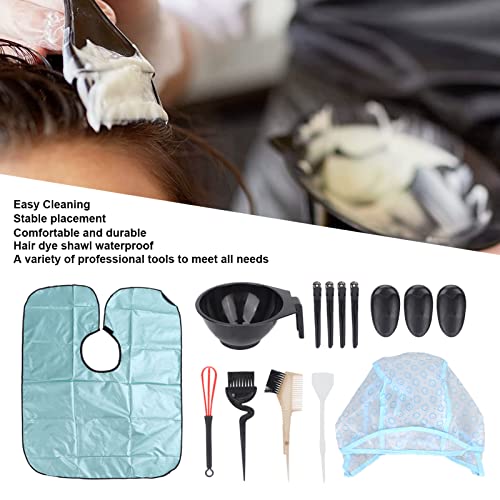 Kit de tintura de cabelo profissional kit de tintura de cabelo ferramenta abundância reutilizável fá