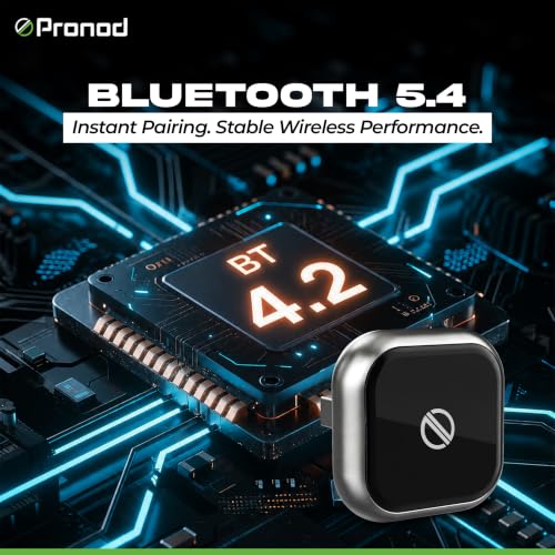 Image of PRONOD Wireless CarPlay & Android Auto Adapter | Convert Factory Wired CarPlay to Wireless | Fast Bluetooth & 5GHz WiFi | Auto Reconnect | USB & Type-C | Plug & Play | Compatible with iPhone iOS