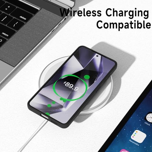 Image of DIZORO Microfiber Candy Case Compatible with Samsung S26 Ultra 5g Smooth Touch Cushion Liquid Soft Silicone Gel Rubber Phone Cases Non-Slip Full Body Protective Shockproof Back Cover (Black)
