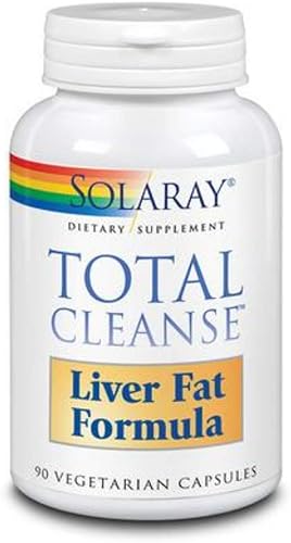 SOLARAY Total Cleanse Fórmula de grasa hepática, tapa vegetal (Btl-plástico) | 90ct