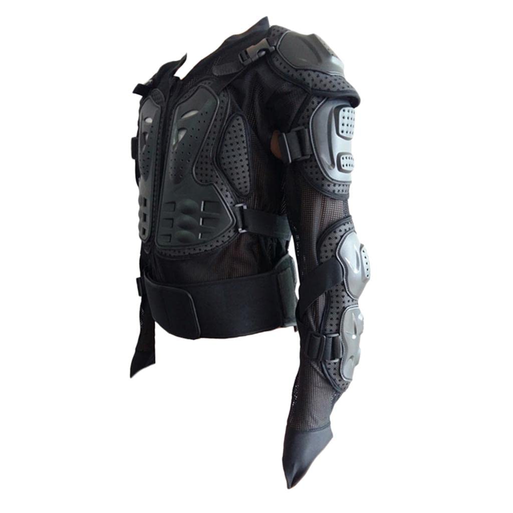 THE STYLE SUTRA Motorcycle Full Jacket Chest Protector Black M