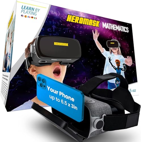VR Headset + Math Game [Addition Multiplication etc] Virtual Games: