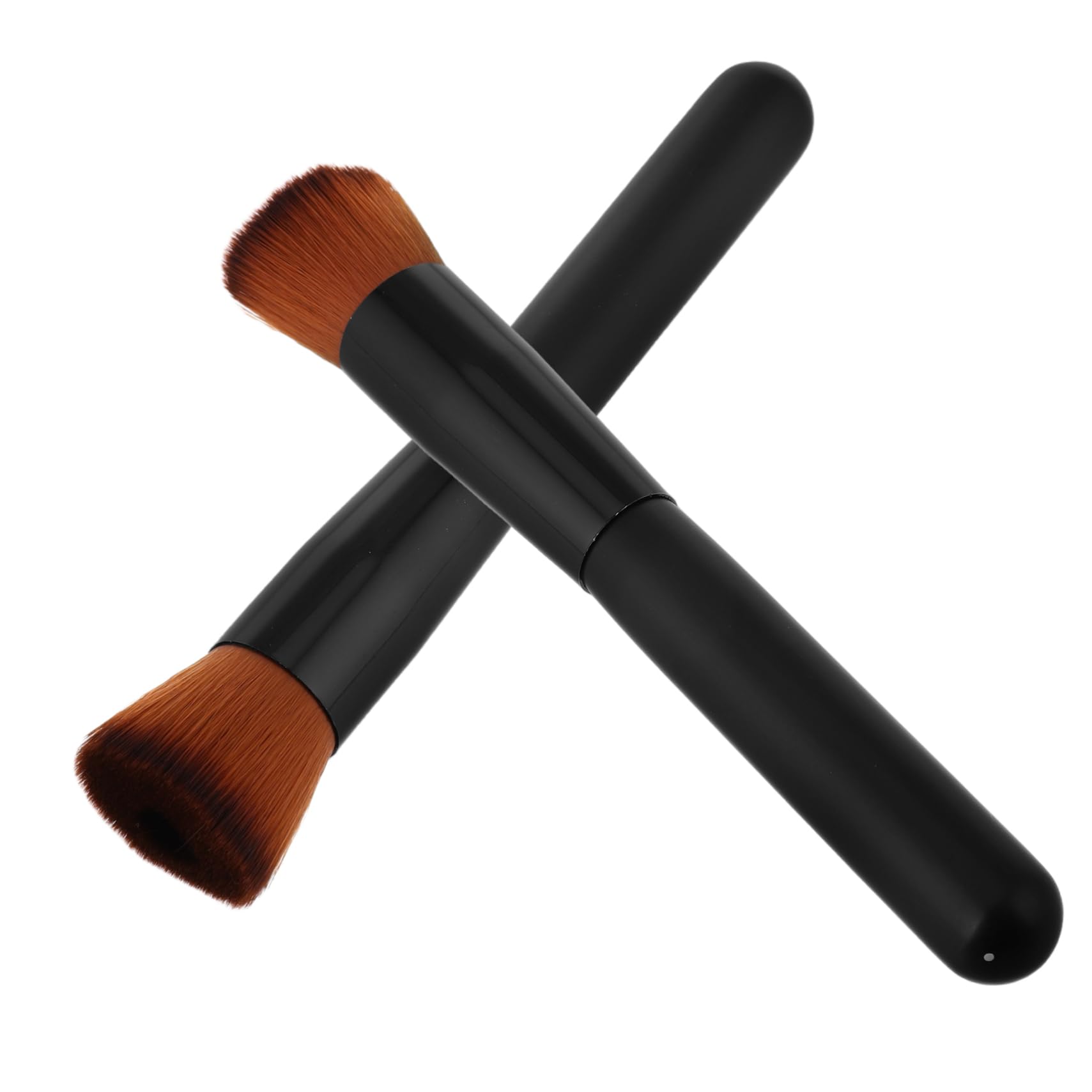 Mikinona Makeup Brushes for Women 2pcs Foundation Brush Set Double Sided Portable Makeup Tool