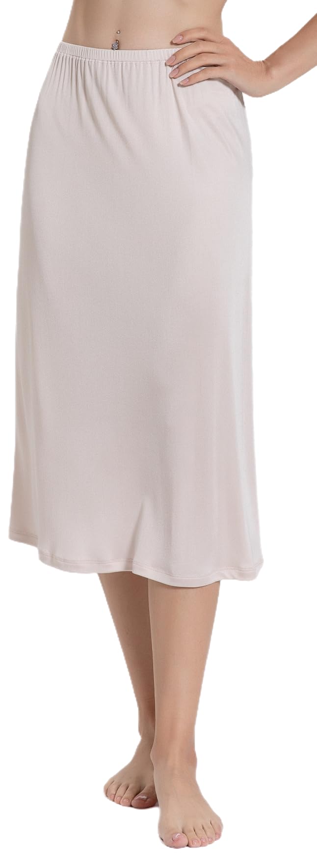 Demi-slip pour femme 100 % soie de mûrier pour sous-robe, jupe longue, jupon, jupon tricoté en soie