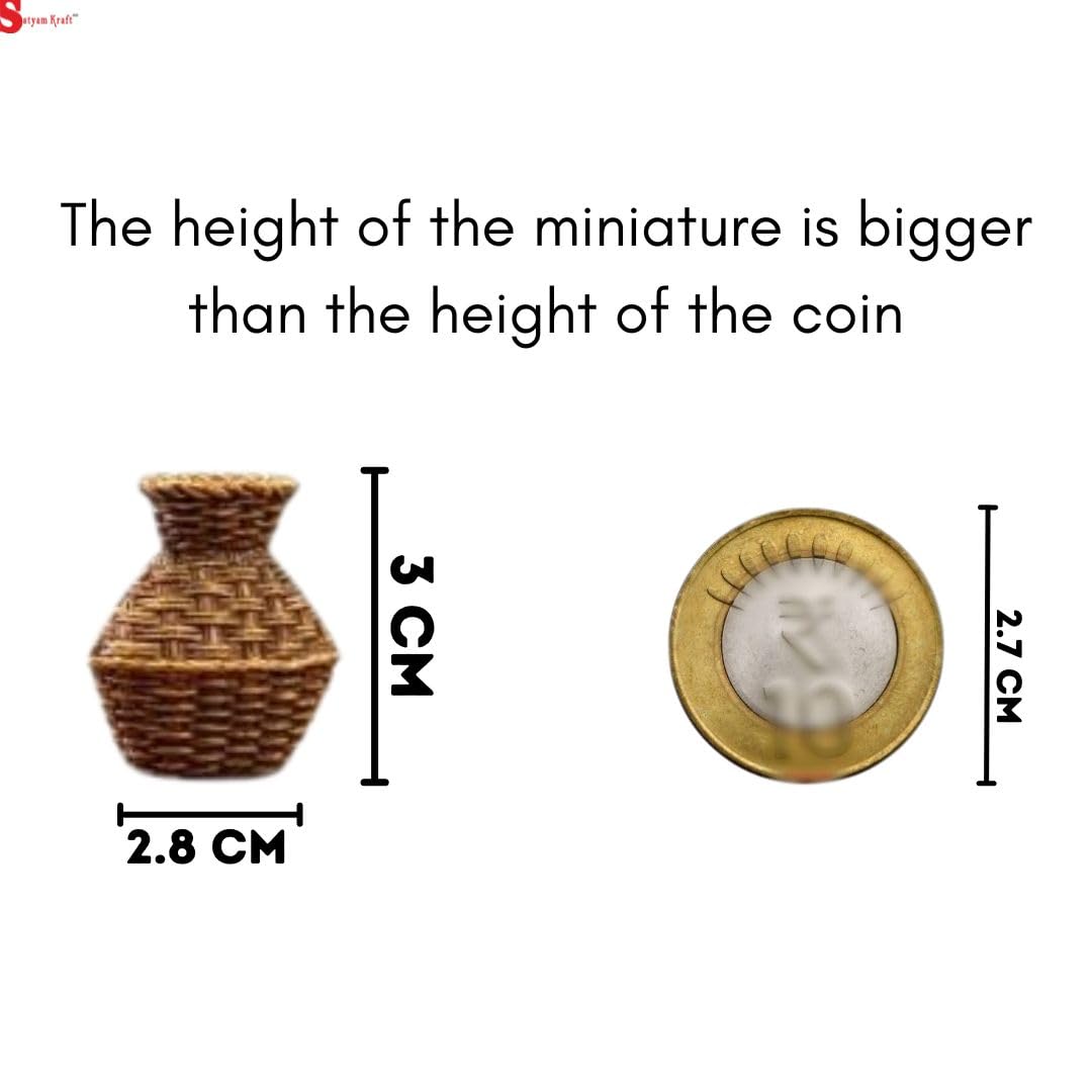 SATYAM KRAFT 1 Set Resin Miniature Sitting Sofa Set – 5 Pcs | Decorative Showpiece |Gift for Him/Her, New Year Home Living Room Office Table Car Dashboard Festive Decoration (Brown)