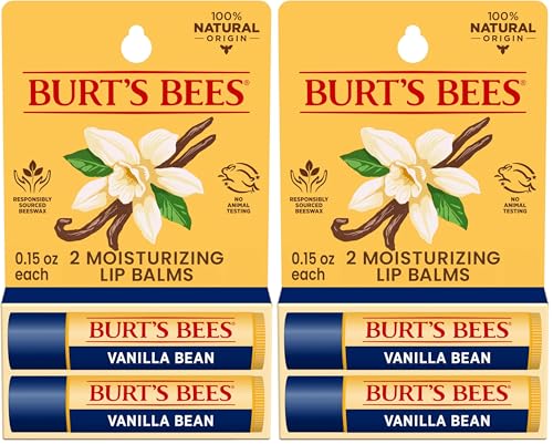 Burt's Bees Lip Balm - Vanilla Bean, Lip Moisturizer With Respons...