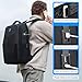 FENRUIEN Hardshell Backpack Expandable,Anti Theft Laptop Backpack for Men with USB Port,Water Resistant Computer Bag 17.3 Inch for Travel/Business