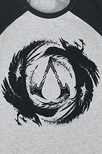 Assassin's Creed Valhalla - Logo & Raven Uomo