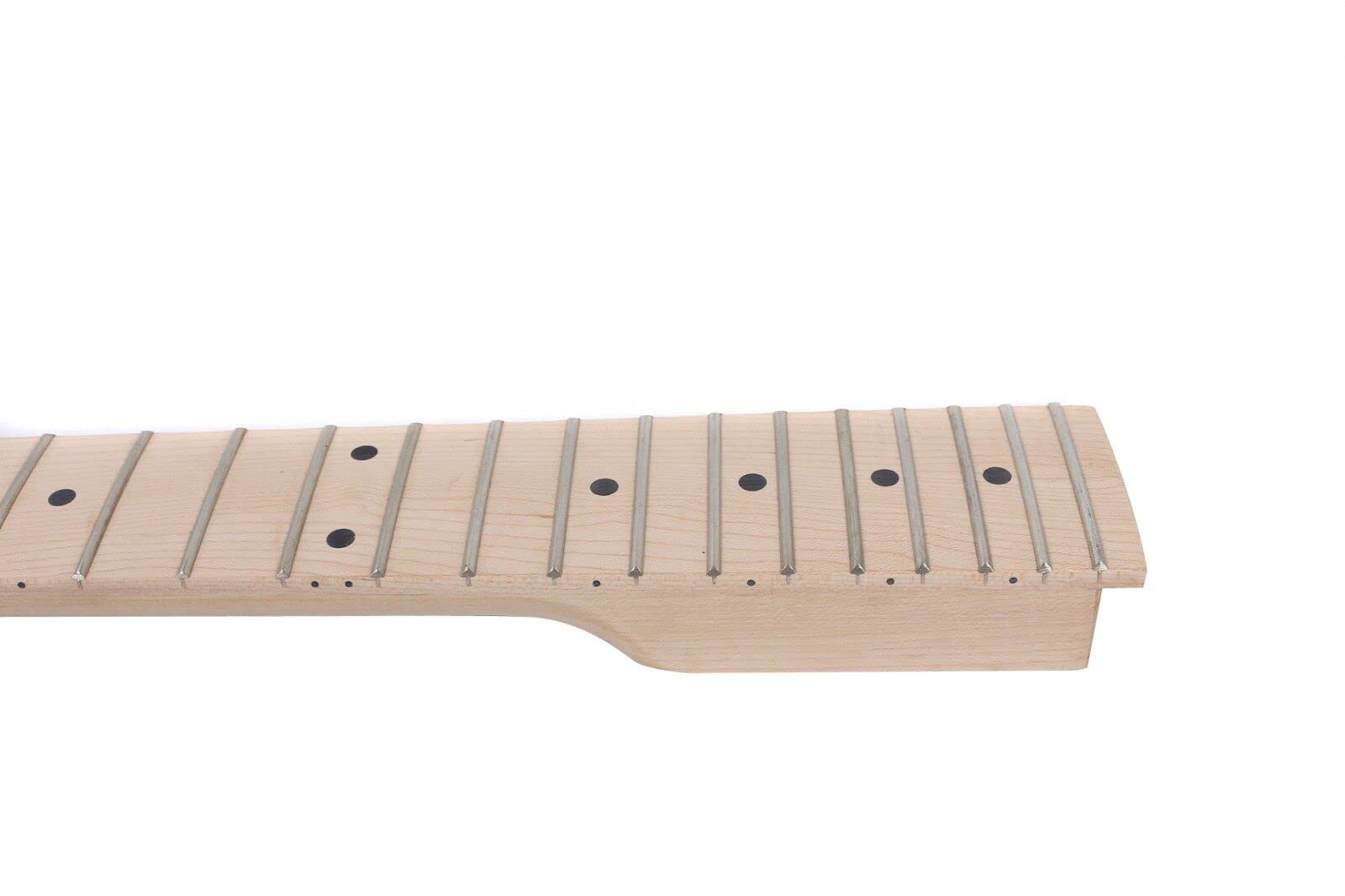 Amazon | エレキギターネック 22 フレット 24 インチ メイプルウッド