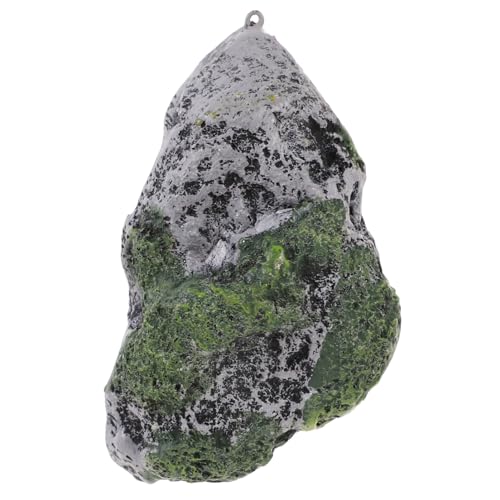 Abaodam ?真浮石 人工の石の装飾 水族館山 人工物 庭 浮き石 水族館の装飾 吊り岩 浮遊苔石 石を飾る 装飾的な石の置物 水槽の装飾 熱帯魚水槽のオーナメント 水族館のレイアウト小道具 樹脂