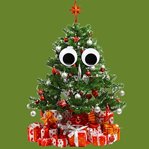 2PCS 5 Inch Extra Large Googly Eyes with Self Adhesive Black Large Gaint Googly Plastic Eyes Wiggle Eyes for DIY Crafts, Door, Fridge, Wall, Halloween Home Decoration(5.12in/130mm-2pcs) by TrlaFy - Image 4
