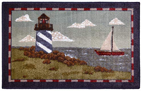 Tapete Decorativo Mayberry Rug 20 x 34 pulgadas Azul miniatura 1