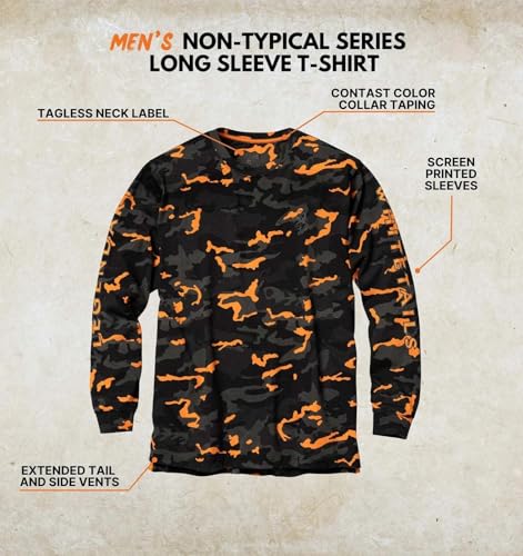 Image of Legendary Whitetails Mens Long Sleeve T-Shirt 100% Cotton Preshrunk Tee