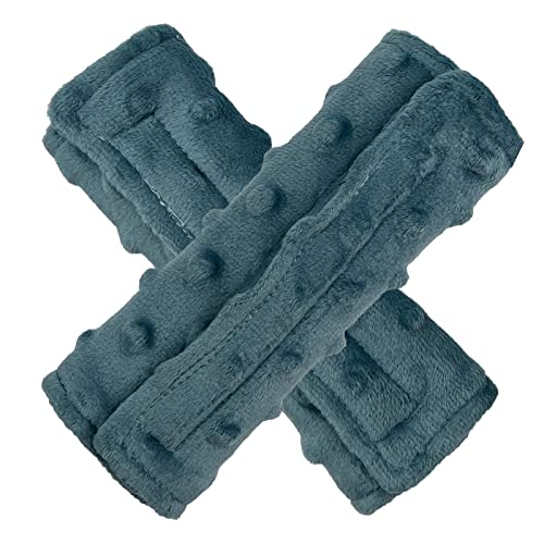 Car Seat Belt Covers, Baby Car Seat Neck Cover, Baby Strap Pad, Car Seat Strap Cover, Minky Dot, Seat Belt Cushions Pads, Shoulder Strap Protectors, Baby Shoulder Pads For Baby Car Seats, Blue #TOP2